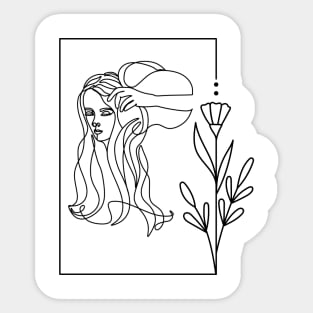 Aquarius Horoscope Zodiac Sign Sticker